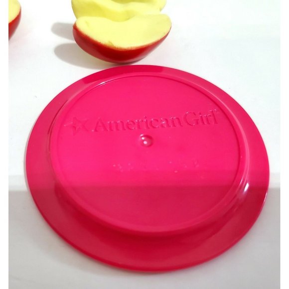 COOKIES APPLE SLICES PLATE NAPKIN American Girl Doll Fun & Games Sleepover food - Picture 9 of 10